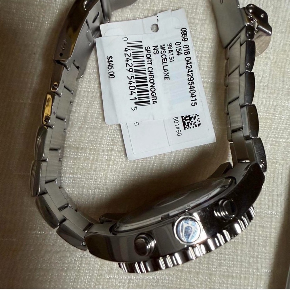 Bulova Black and Silver Sport Chronograph Watch - Picture 8 of 15